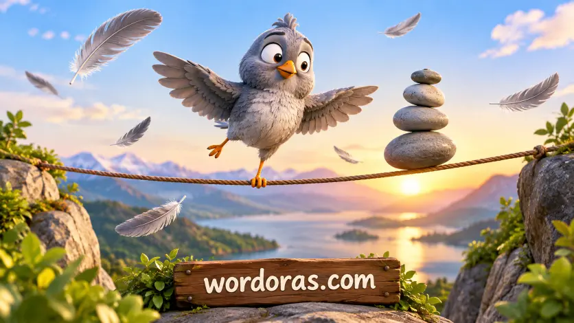 Grey Feathers With Balance