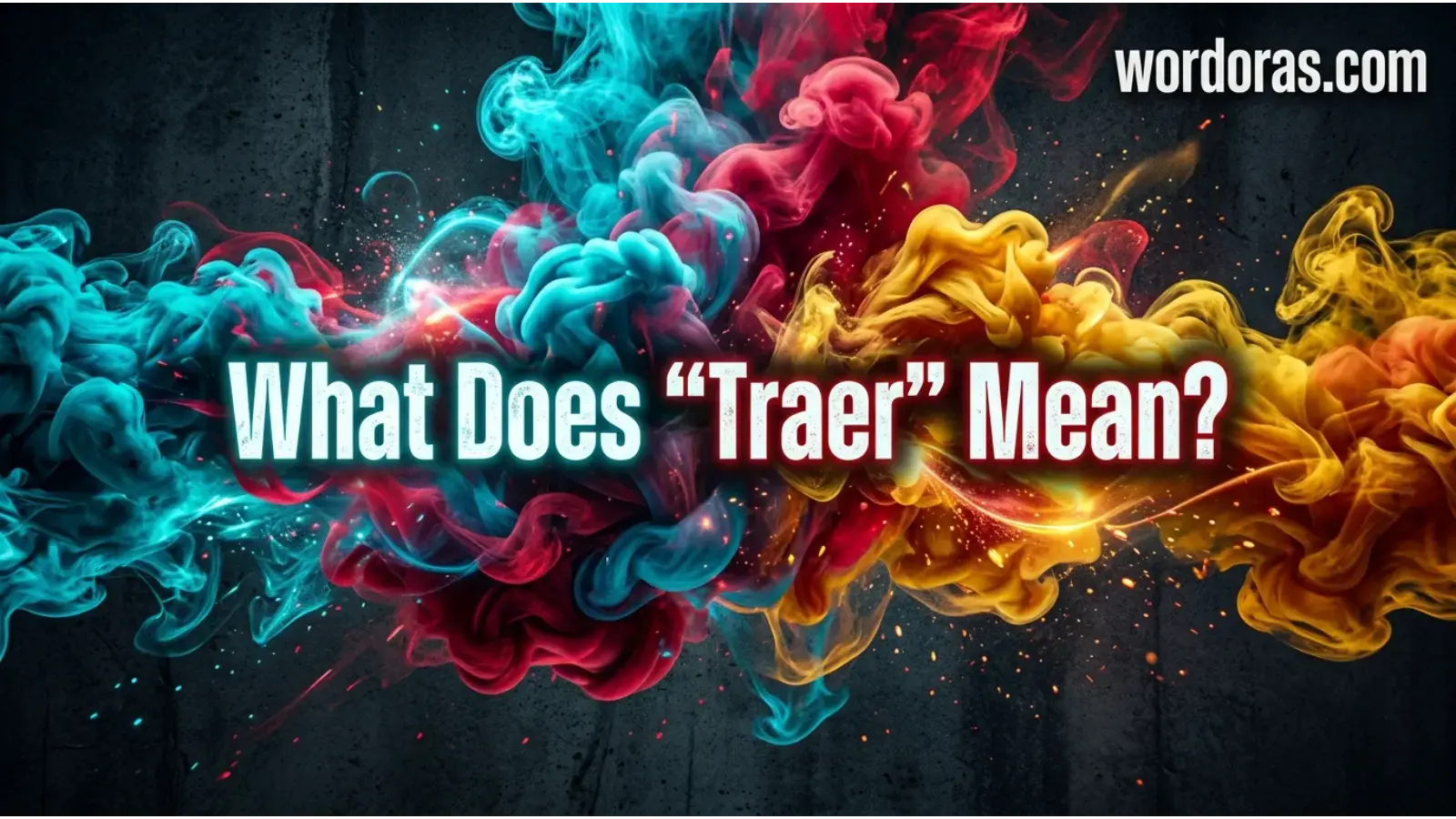 What Does Traer Mean