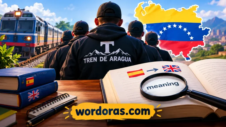 tren de aragua meaning in english